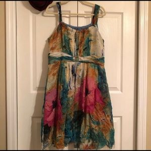 Jones New York Watercolors dress